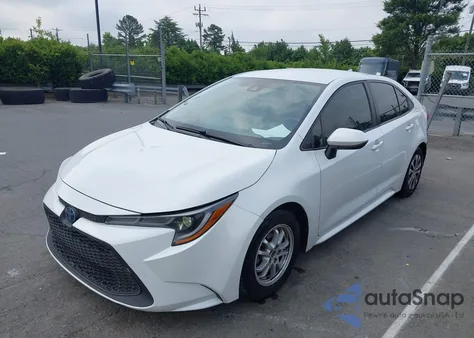 2022 Toyota Corolla Hybrid Le z USA, uszkodzony, nr VIN JTDEAMDE9N3000200
